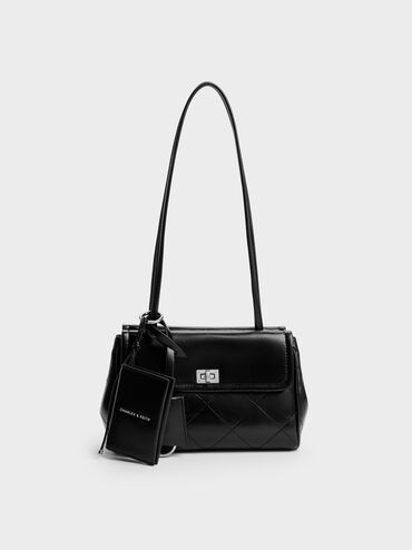 T&uacute;i tote chần b&ocirc;ng Apfra, Noir, hi-res