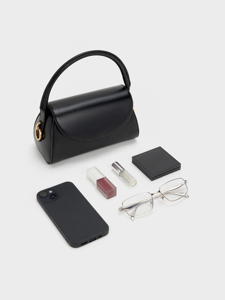 T&uacute;i x&aacute;ch h&igrave;nh thang Kaila, Đen, hi-res