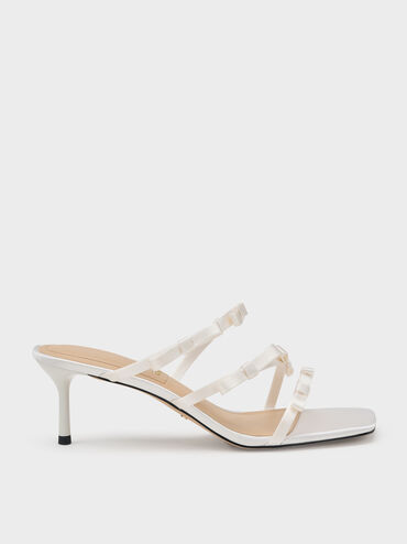 Gi&agrave;y mules cao g&oacute;t Jessy Recycled Polyester, Trắng, hi-res