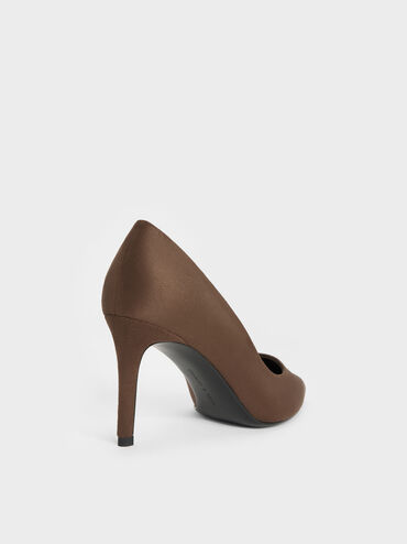 Gi&agrave;y cao g&oacute;t mũi nhọn Emmy, Dark Brown Textured, hi-res