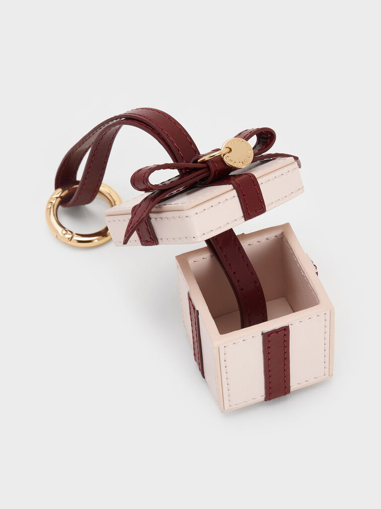 Gift Box Charm, Soft Pink, hi-res
