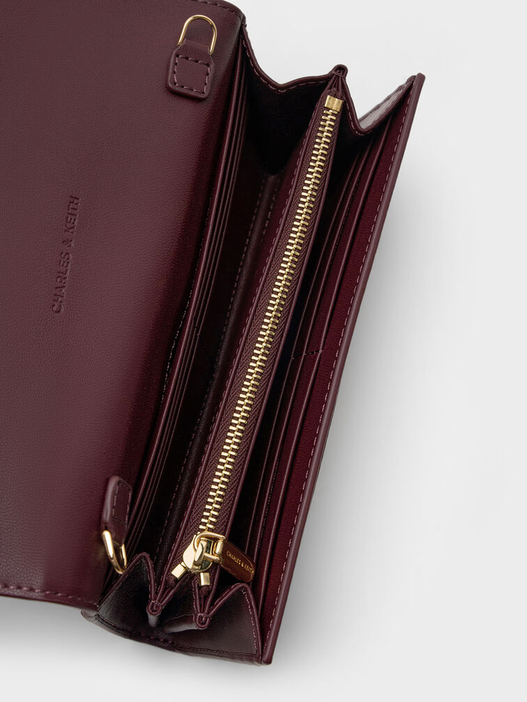 V&iacute; d&agrave;i nắp gập Behn, Wineberry Red, hi-res