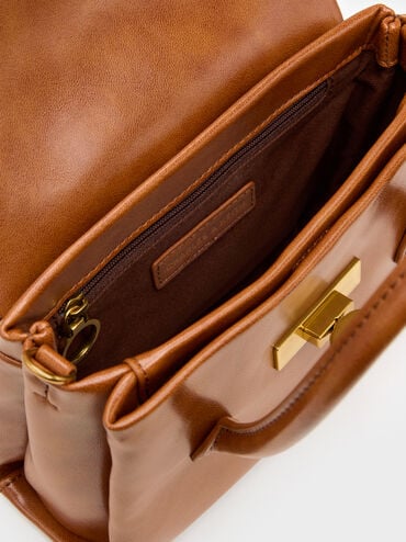 T&uacute;i tote Mini Kerry, Distressed Tan, hi-res