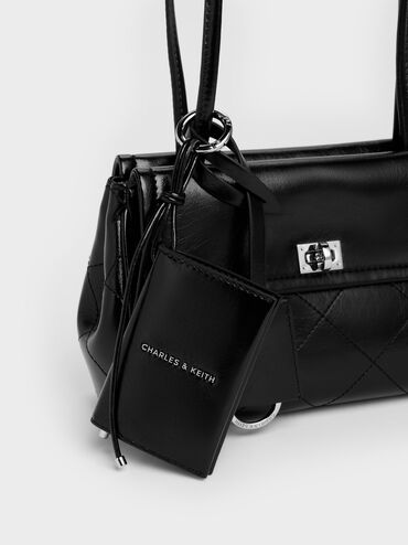 T&uacute;i tote chần b&ocirc;ng Apfra, Noir, hi-res