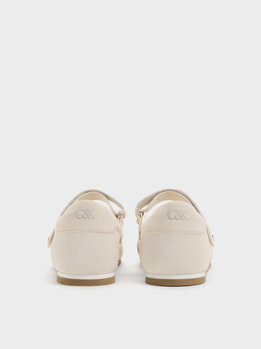 Jace Leather & Suede Mary Jane Sneakers, Chalk, hi-res