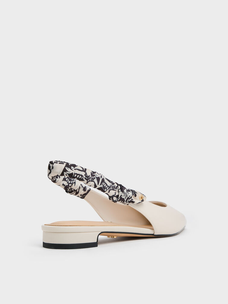 Gi&agrave;y sandals đế thấp Tayari Leather, Phấn, hi-res