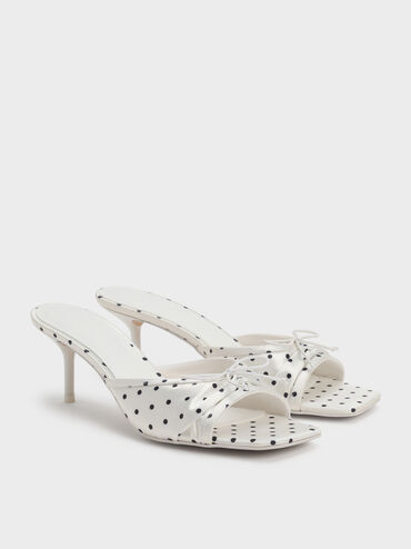 Sadira Polka-Dot Heeled Mules, Multi2, hi-res