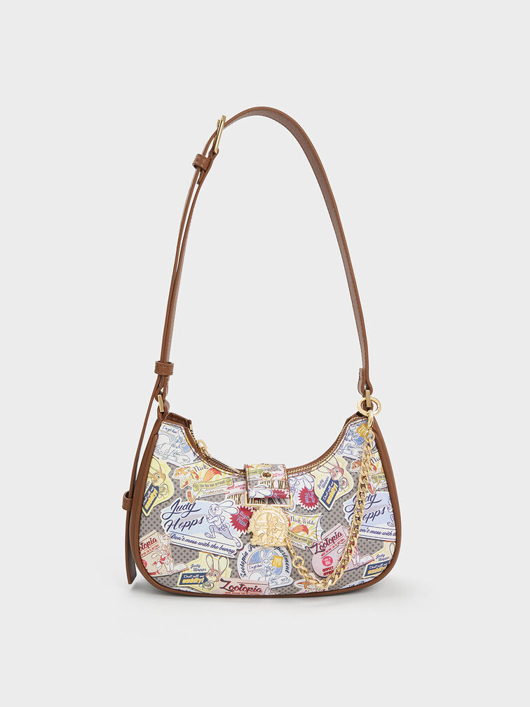 Judy Hopps Printed Belted Bag, Multi, hi-res