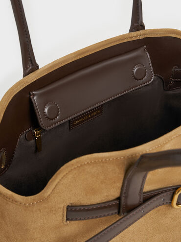 Túi tote phom chữ nhật Victoria Recycled, Sahara Sand, hi-res