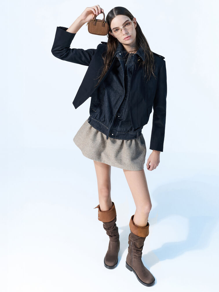 M&oacute;c kho&aacute; h&igrave;nh t&uacute;i Sianna Corduroy, N&acirc;u mocha, hi-res