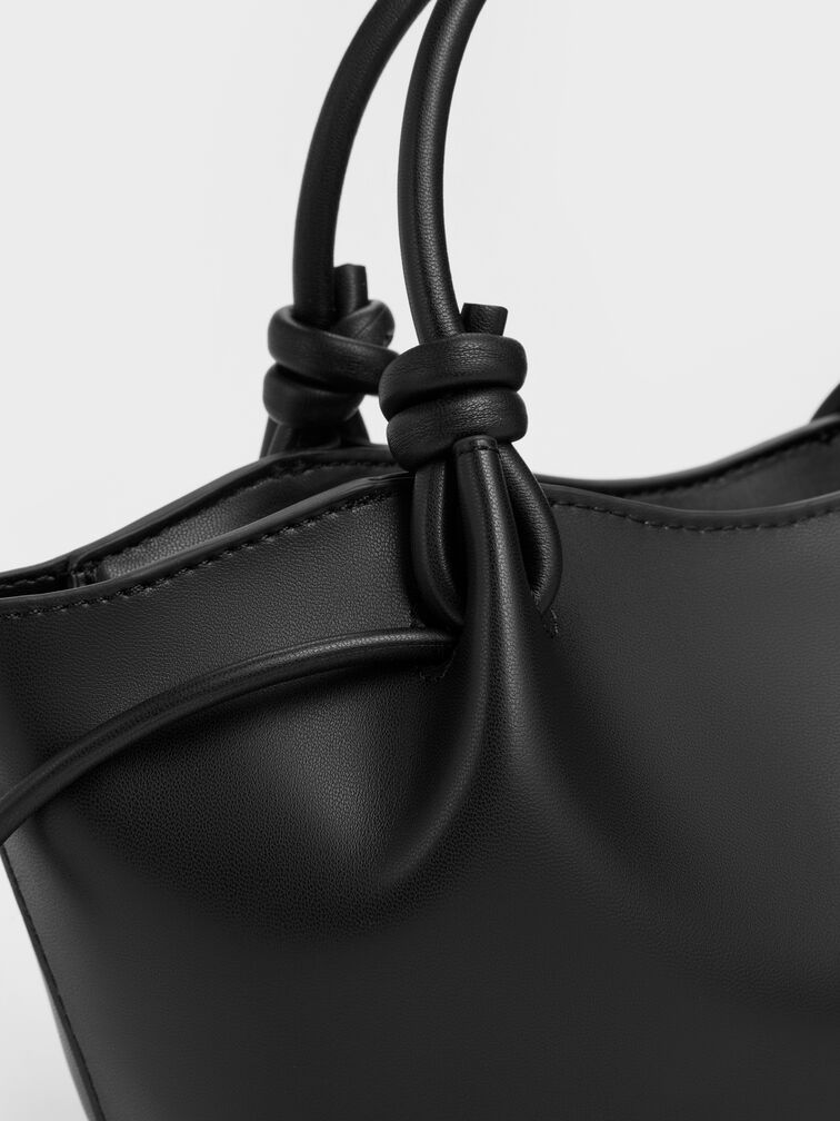 T&uacute;i tote h&igrave;nh thang Sammie, Đen, hi-res