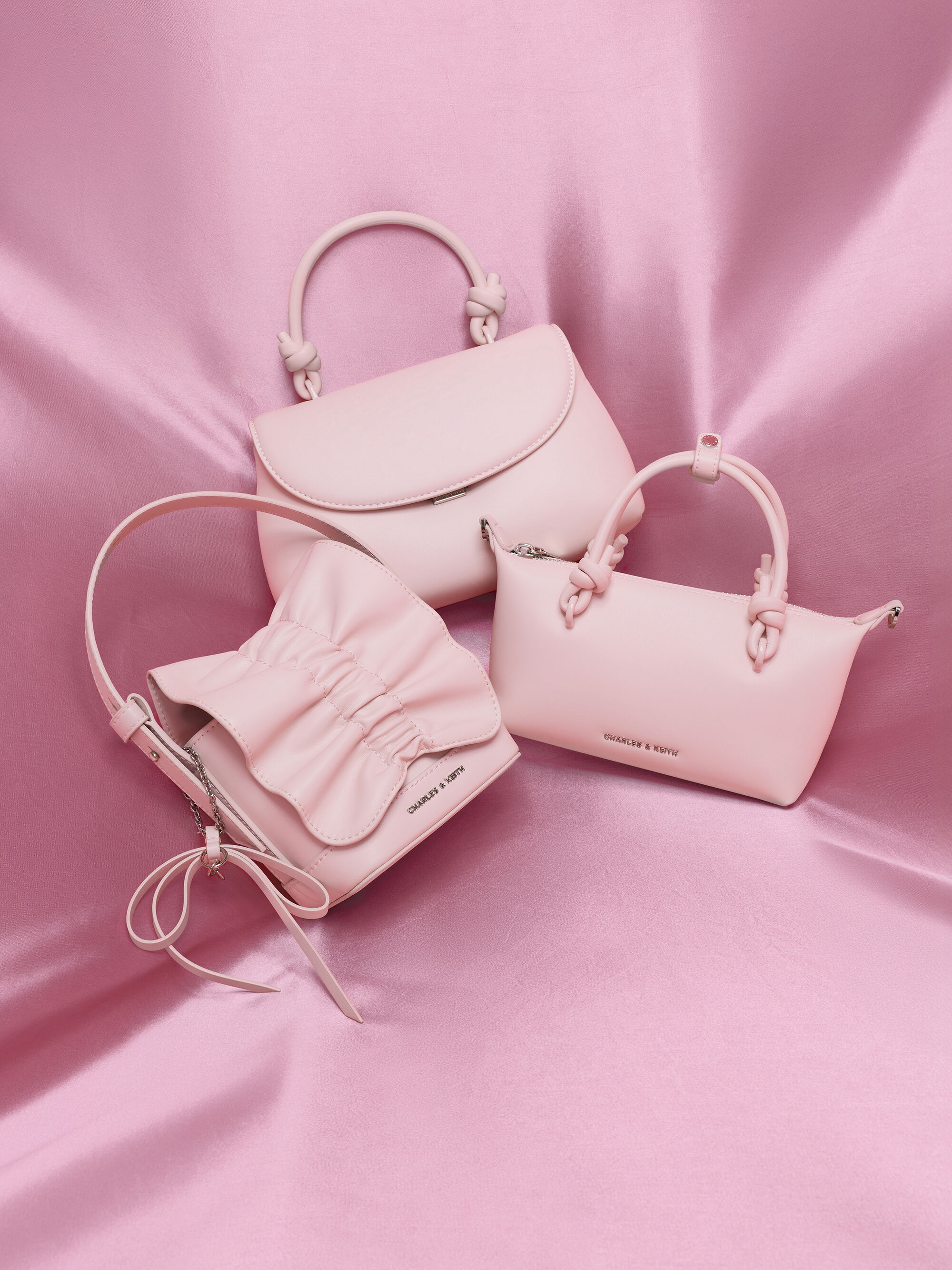 quilting Mary bag Suede Leather Bag ANDMARY Mary quilting bag pink