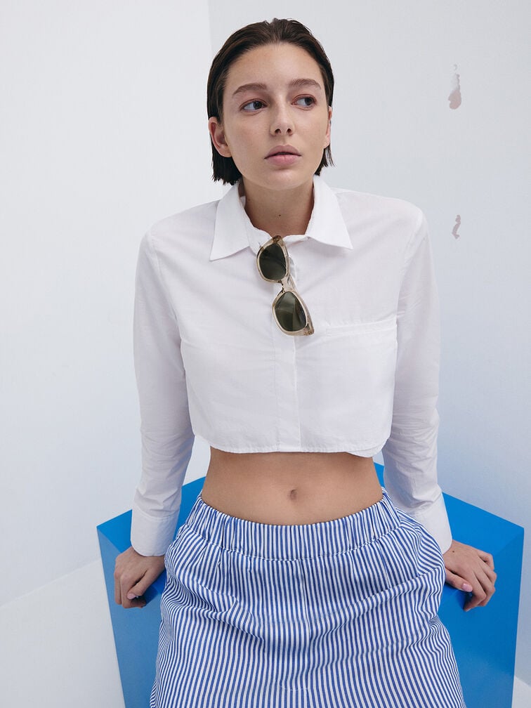 Kính mát gọng mắt mèo Maeva, Be, hi-res