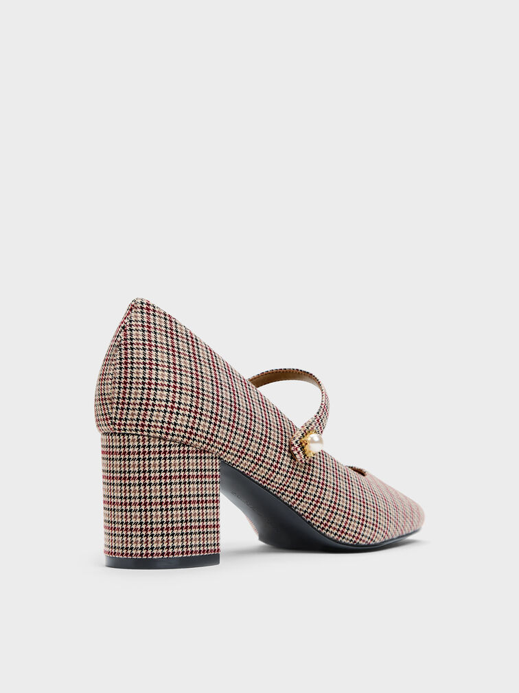 Gi&agrave;y cao g&oacute;t b&iacute;t mũi Marie Checkered, Nhiều m&agrave;u, hi-res