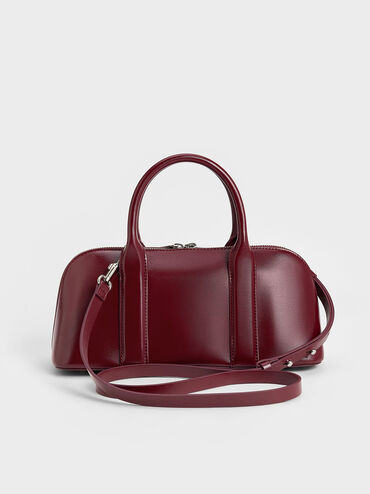 T&uacute;i x&aacute;ch h&igrave;nh chữ nhật Axel Elongated, Đỏ burgundy, hi-res