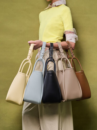 Túi tote Mini Lyla Tubular, Chocolate, hi-res