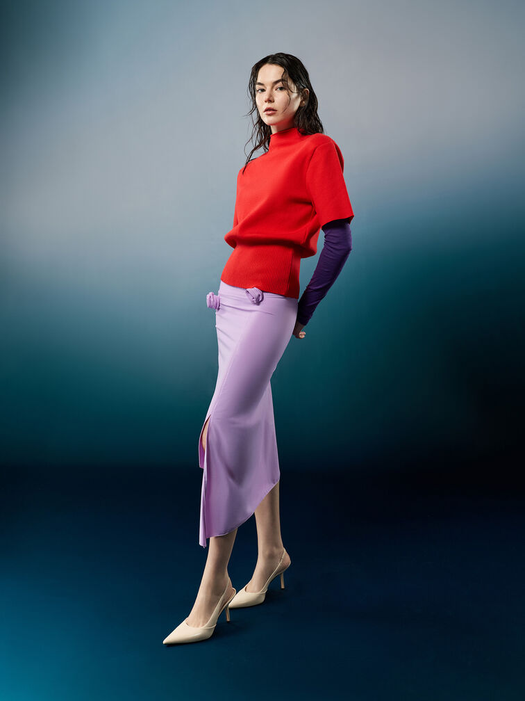 Gi&agrave;y sandals cao g&oacute;t Taylen, Be, hi-res