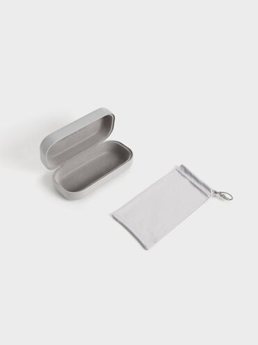 K&iacute;nh m&aacute;t gọng vu&ocirc;ng Square Recycled Acetate, Đen, hi-res