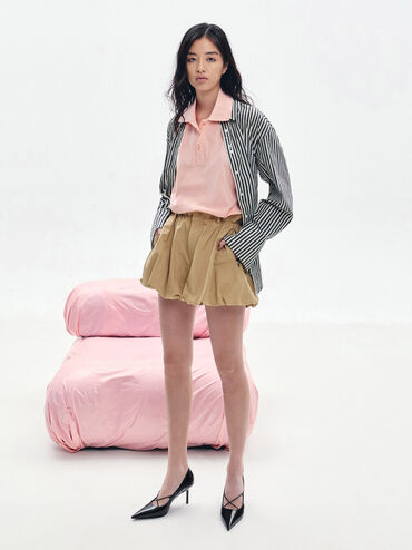 Patent Crossover Pointed Pumps, Black Patent, hi-res