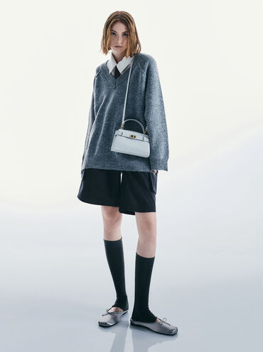 T&uacute;i x&aacute;ch h&igrave;nh thang Aubrielle Croc-Effect, Sea Salt Blue, hi-res