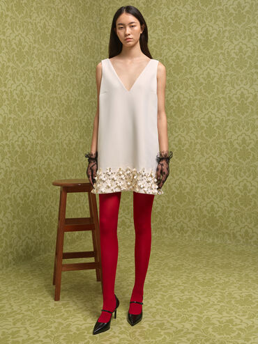 Giày cao gót bít mũi D'Orsay, Đen, hi-res