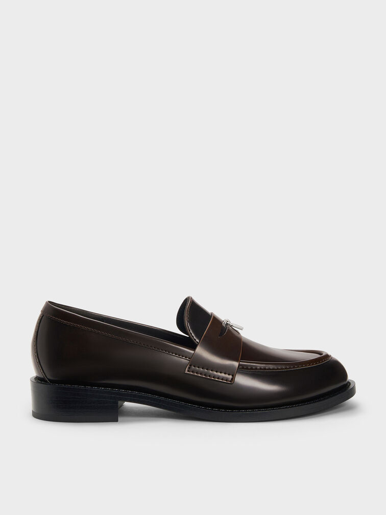 Griselda Loafers, Dark Brown, hi-res
