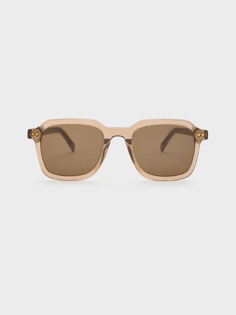 K&iacute;nh m&aacute;t gọng vu&ocirc;ng Leighton, Chestnut Brown, hi-res