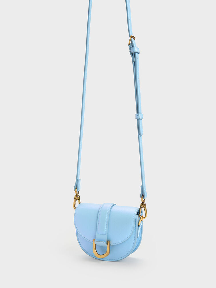 Micro Gabine Saddle Bag, Light Blue, hi-res