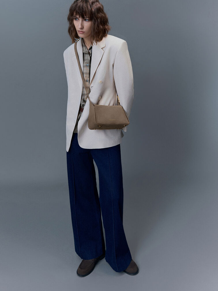 Aislin Shoulder Bag, Stone Grey, hi-res