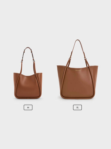 Túi tote Mini Lyla Tubular, Chocolate, hi-res