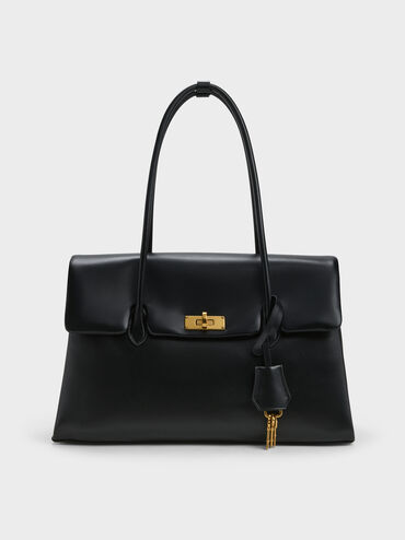 T&uacute;i tote Kerry Trapeze, Đen, hi-res