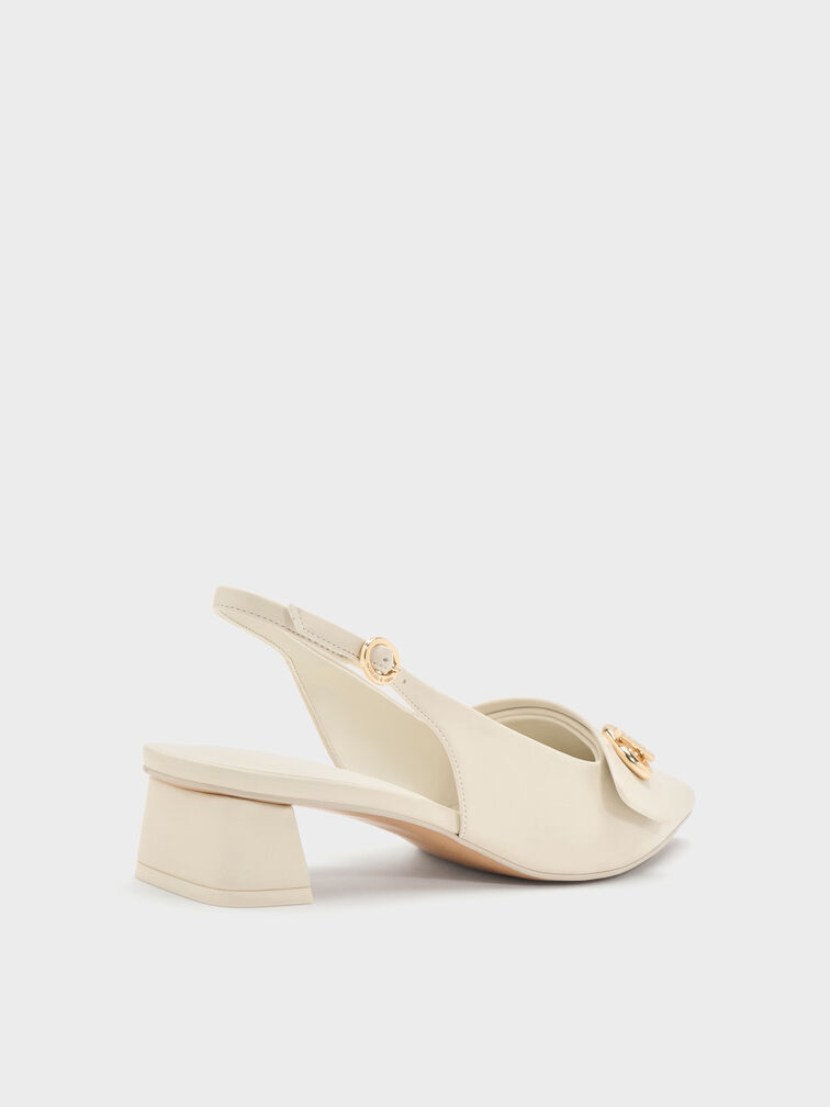 Marley Slingback Pumps, Chalk, hi-res
