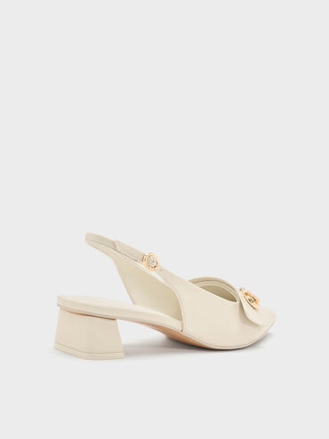 Gi&agrave;y cao g&oacute;t mũi nhọn Metallic-Accent Pointed-Toe, Phấn, hi-res