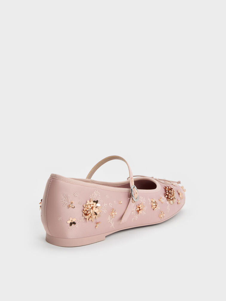 Gi&agrave;y b&uacute;p b&ecirc; đ&iacute;nh sequin Sadira, Hồng nhạt, hi-res