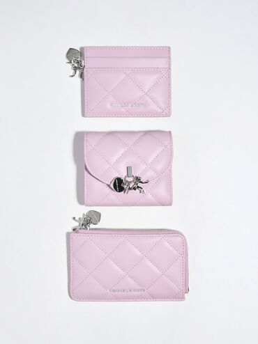 V&iacute; ngắn h&igrave;nh vu&ocirc;ng Arrietty Quilted, Glycine, hi-res