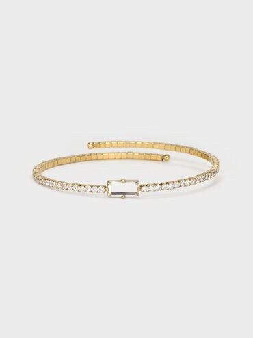 V&ograve;ng đeo tay Quincy Crystal, V&agrave;ng đồng, hi-res
