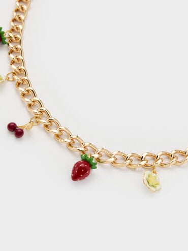 Francie Charm Bag Chain, Multi, hi-res