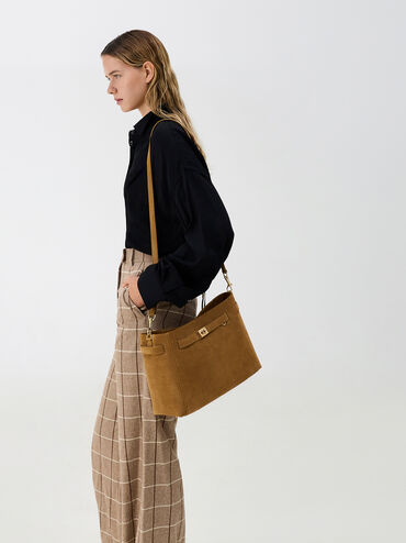 T&uacute;i tote Dinora Belted, Sahara Sand, hi-res