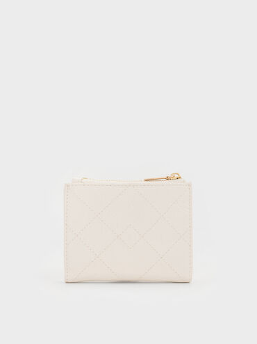 V&iacute; ngắn Duo Quilted kem, Kem, hi-res