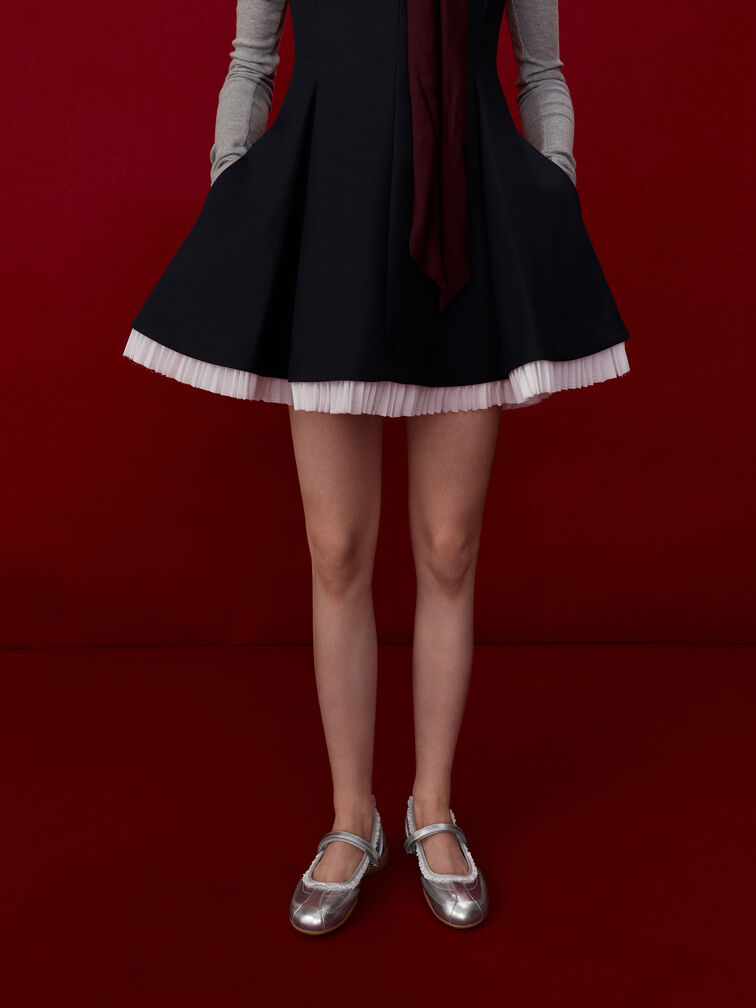 Gi&agrave;y b&uacute;p b&ecirc; quai ngang Louise, Bạc, hi-res