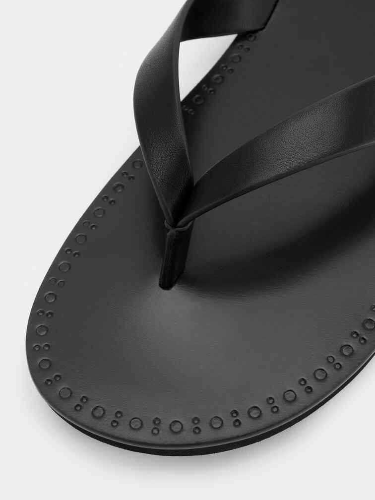 D&eacute;p kẹp V-Strap, Đen, hi-res