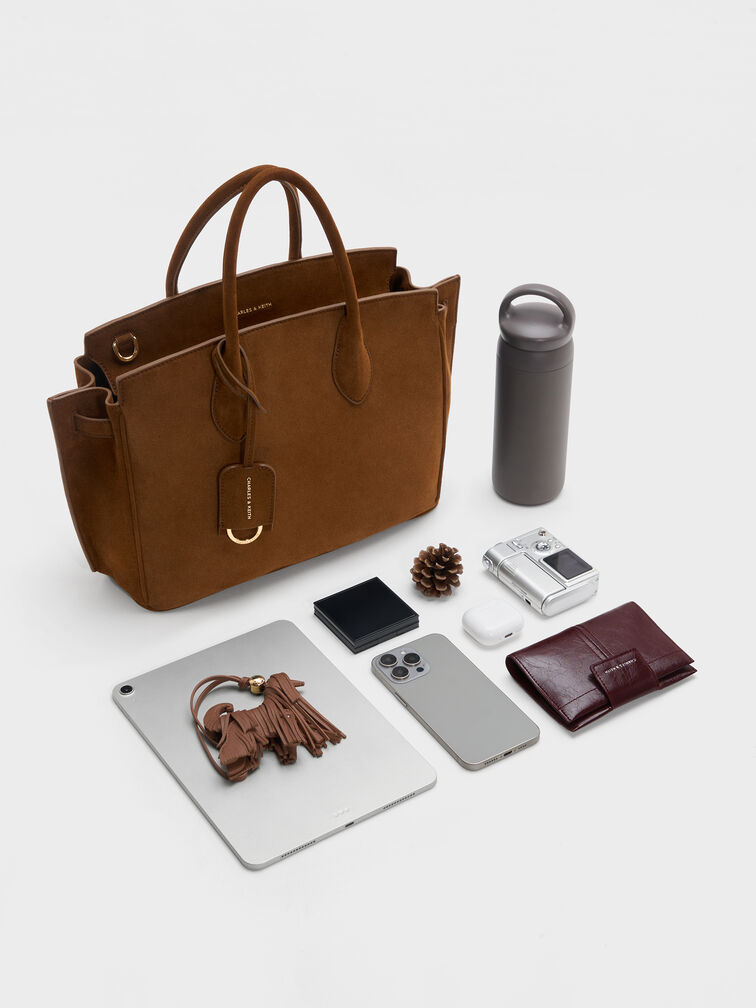 T&uacute;i tote Large Ginevra, Pecan Brown, hi-res