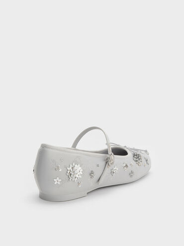 Gi&agrave;y b&uacute;p b&ecirc; đ&iacute;nh sequin Sadira, X&aacute;m, hi-res
