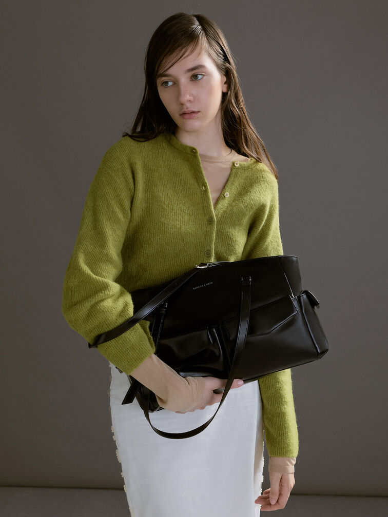 T&uacute;i tote phom chữ nhật Rachel, Noir, hi-res