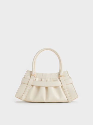 T&uacute;i đeo ch&eacute;o Isolde Belted Ruched, Kem, hi-res