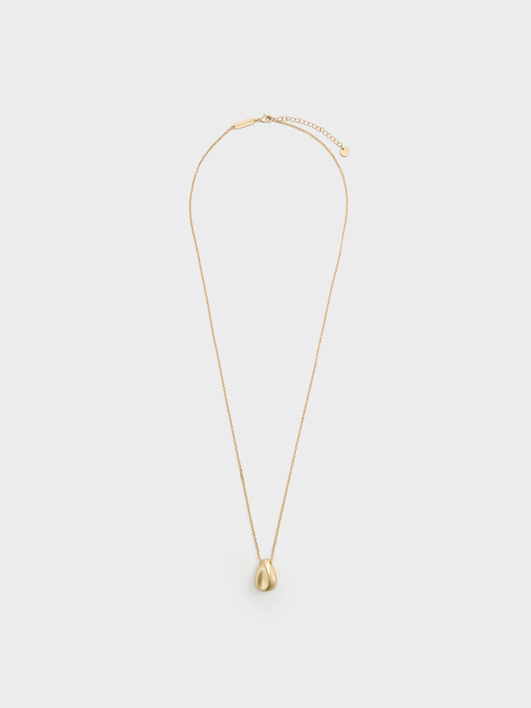 Donora Sculptural Pendant Necklace, Gold, hi-res