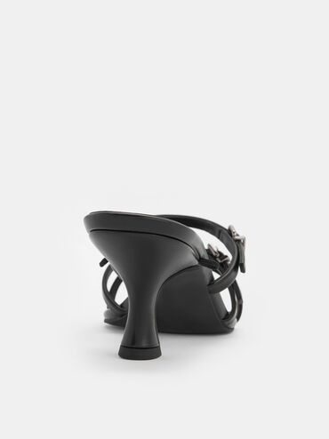 Gi&agrave;y sandals cao g&oacute;t Amaliya, Đen, hi-res