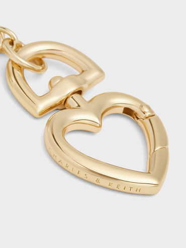 Arrietty Crystal & Pearl Snowflake Charm, Gold, hi-res