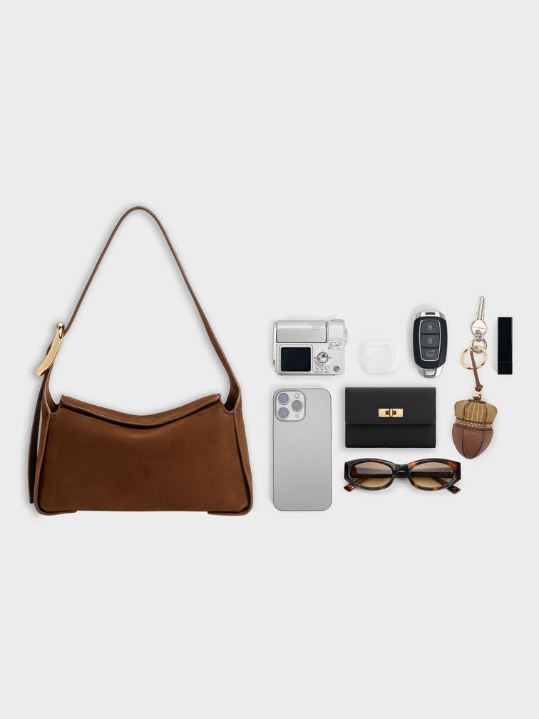 Aislin Shoulder Bag, Pecan Brown, hi-res