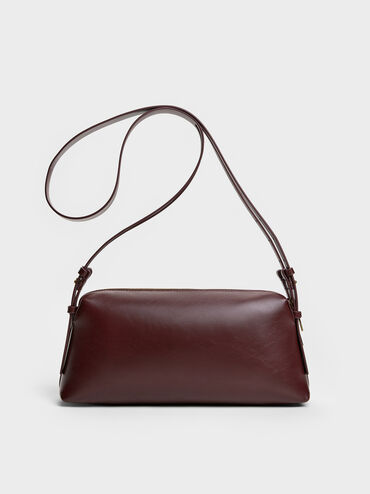 Túi đeo vai phom chữ nhật Deyna, Wineberry Red, hi-res